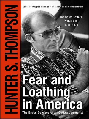 cover image of Fear and Loathing in America